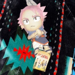 Fairy Tail Natsu Dragneel Great Eastern GE Animation 9.5” Plush new with tags‎